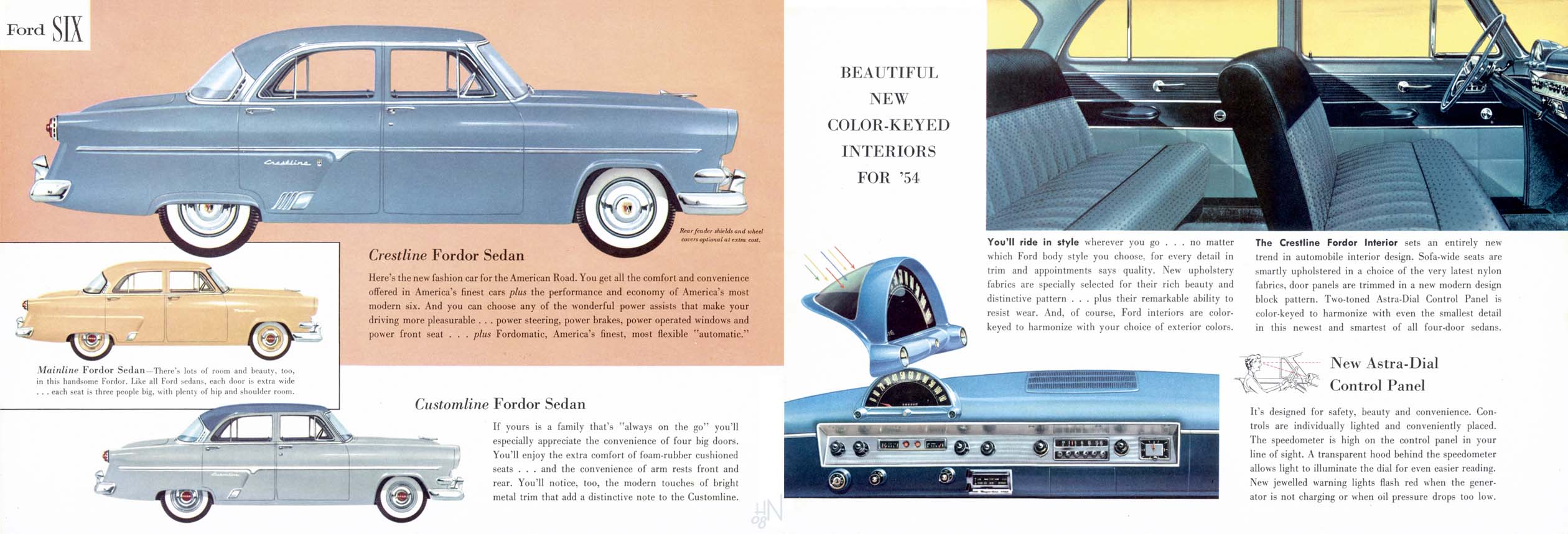 1954 Ford Six Brochure Page 4